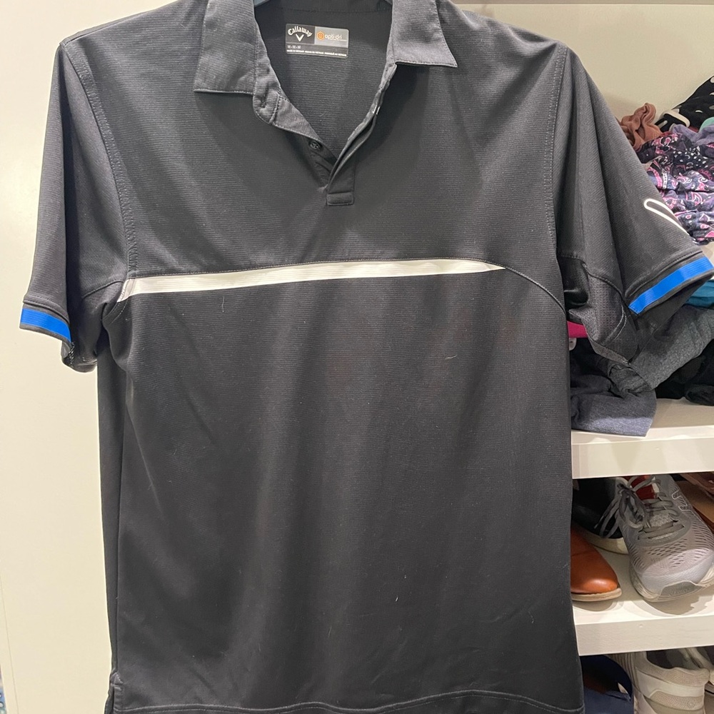 Callaway Black and Blue Performance Polo